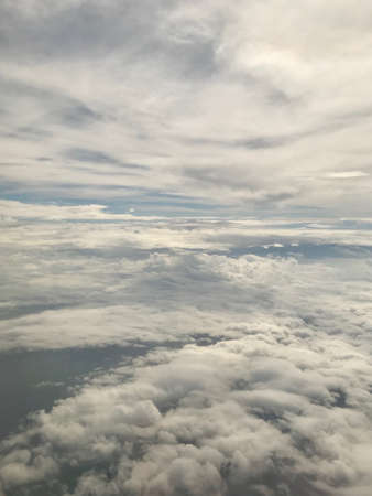 Flying Above the Heavenly Cloudsの写真素材