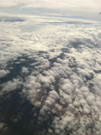 Flying Above the Heavenly Cloudsの写真素材