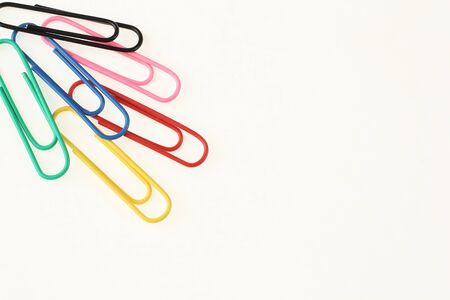 Paper clips rainbow
