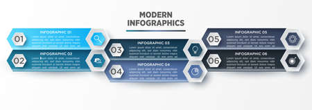 Vector 3D infographic template for presentation. Business data visualization. Abstract elements. Creative concept for infographic.のイラスト素材