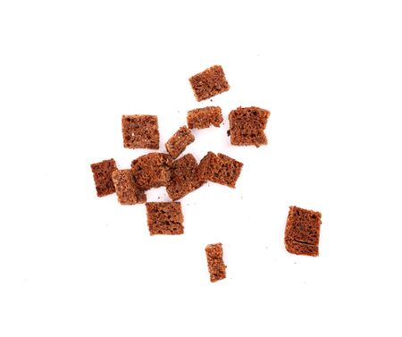 Home-maid rue rusks on whiteの写真素材