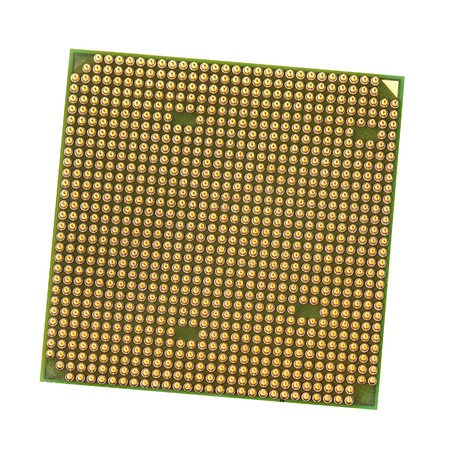 Microprocessor over white