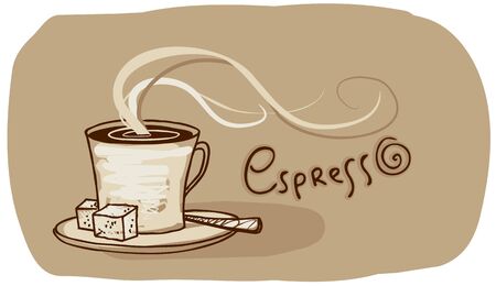 Coffee signのイラスト素材