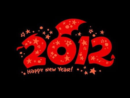 2012 year design in the form of a Dragon.