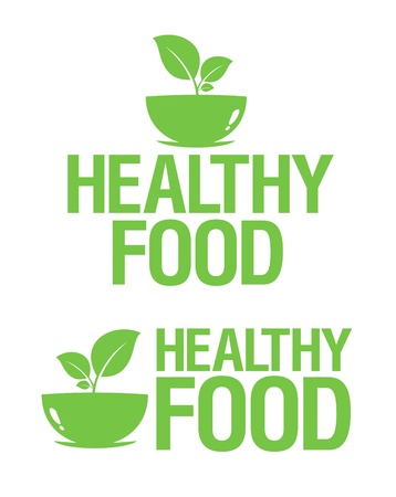 Healthy Food icons set.のイラスト素材