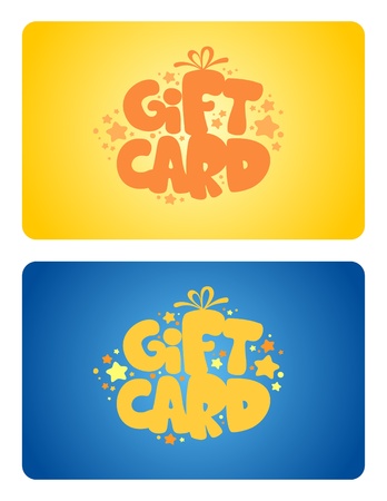 Birthday gift cards design template.のイラスト素材