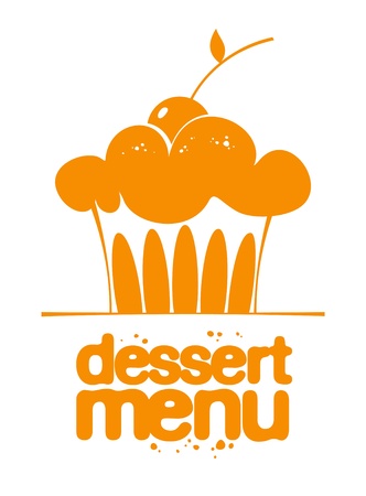 Dessert Menu icon.のイラスト素材