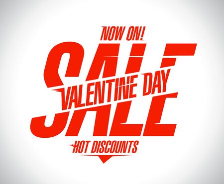 Valentine`s day sale design.のイラスト素材