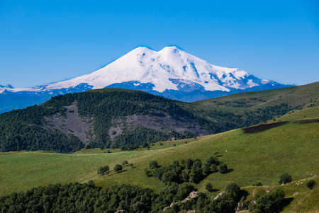 Mount Elbrus, the highest peak in Europe