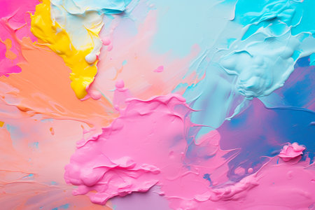 Pastel paint colorful art background.の素材