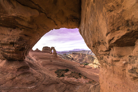 Delicate Arch in Arches National Park near Moab, Utah