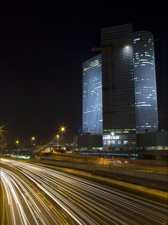 night highwayの写真素材