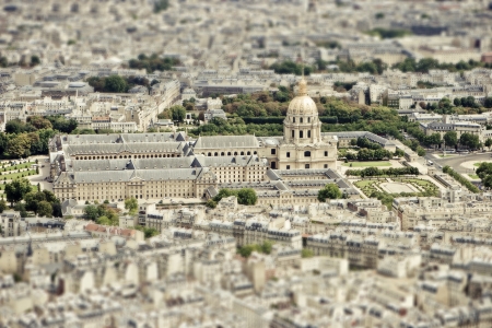 City skyline -Les Invalides,  Paris, France The National Residence of the Invalidsのeditorial素材