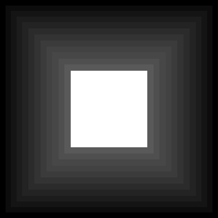 Vector illustration of abstract squares of the tunnel.のイラスト素材