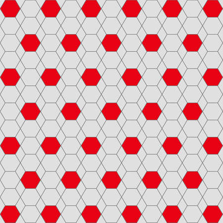 Vector illustration on an abstract background of the polygons.のイラスト素材