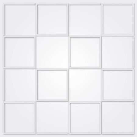 Vector illustration background consisting of squares to fill information.のイラスト素材
