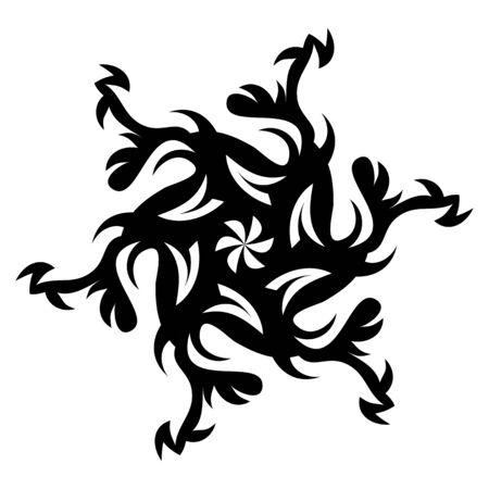 Vector illustration on an abstract decorative ornament.のイラスト素材