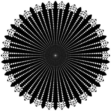 Vector illustration of decorative pattern on a white background.のイラスト素材