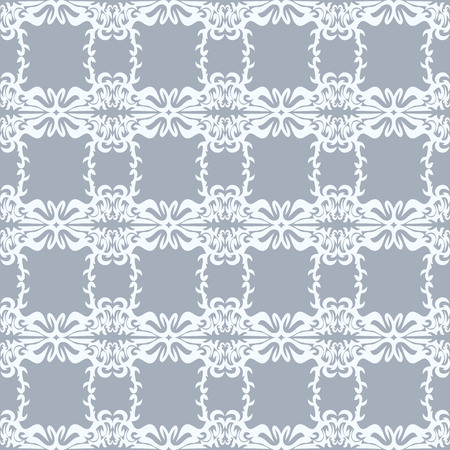 Vector illustration of seamless texture with decorative ornaments.のイラスト素材
