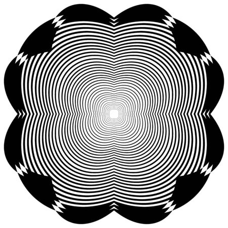 Vector illustration of decorative pattern on a white background.のイラスト素材