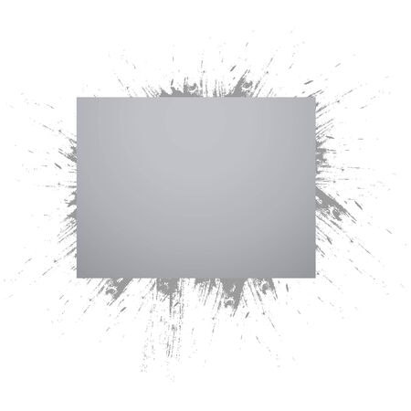 Template rectangle and spray paint.のイラスト素材