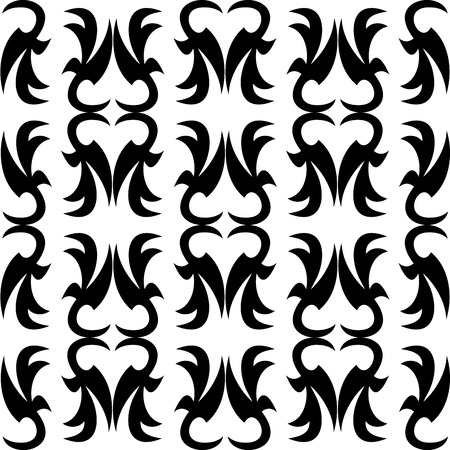 Illustration seamless texture with decorative ornaments.のイラスト素材