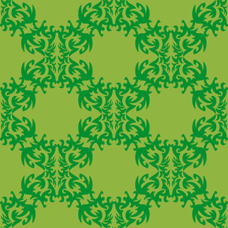 Vector illustration of seamless texture with decorative ornaments.のイラスト素材