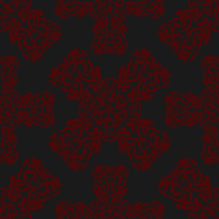 Texture with decorative ornaments. Seamless texture with ornaments. Vector illustration.のイラスト素材