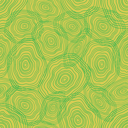 Seamless texture with curved circles. Vector illustration.のイラスト素材