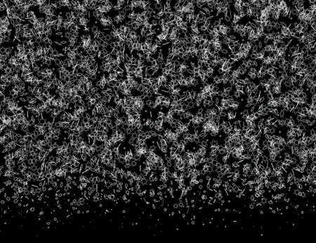 Background with the contours of the stars falling from above in the form of snow. Vector illustrationのイラスト素材