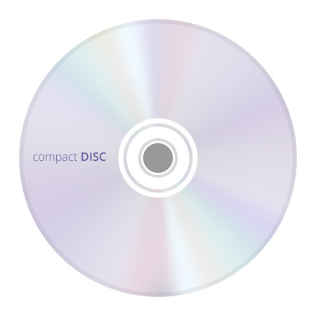 illustration of a CD  compact disc  のイラスト素材