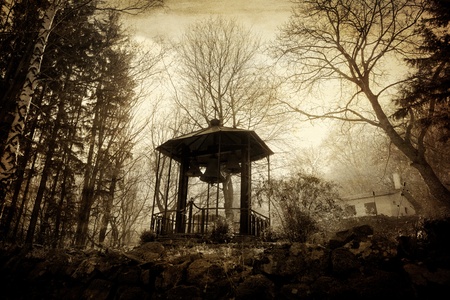 vintage landscapeの写真素材