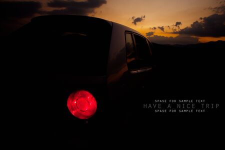 abstract car sillhouette background with space for add textの写真素材