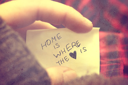 man hold hand draw quote, filtered love backgroundの写真素材