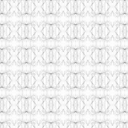 Fractal black and white ornamental pattern in arabic styleの写真素材