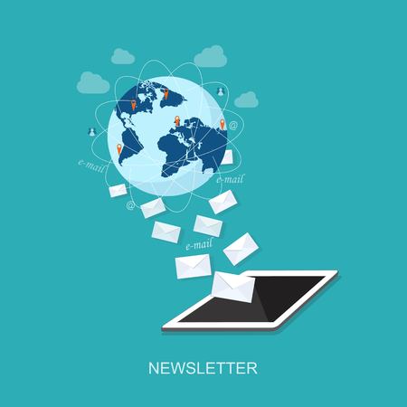 computing flat elementsのイラスト素材