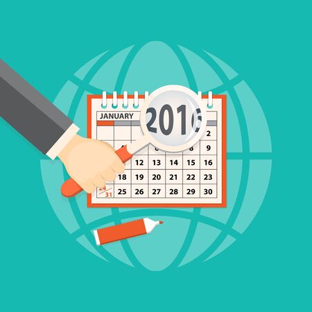 Flat  vector illustration. のイラスト素材