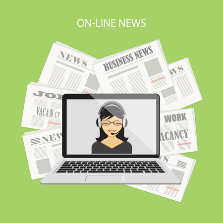 Flat design modern vector illustration conceptのイラスト素材