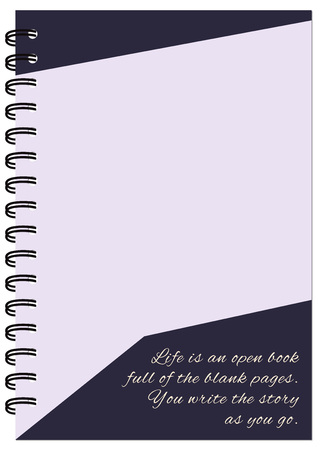 Hand drawn abstract geometric design for decorate book, notebook, case, stationery. Mock up of the notebook. Cover A5 template. EPS 10.のイラスト素材