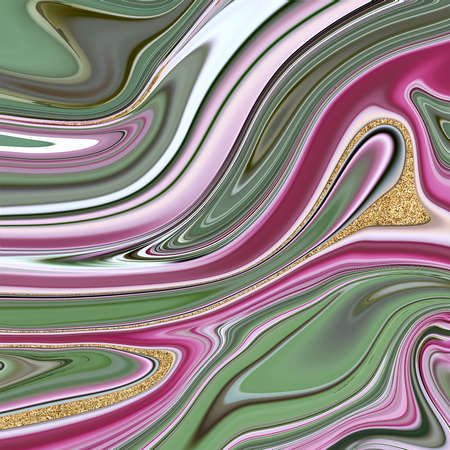 Abstract liquid painting background design with malachite texture. Modern creative background of website, backdrop invitation, visit cards, home art decor, pack and paper.の写真素材