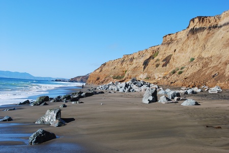 California Coast and Pacific Oceanの写真素材