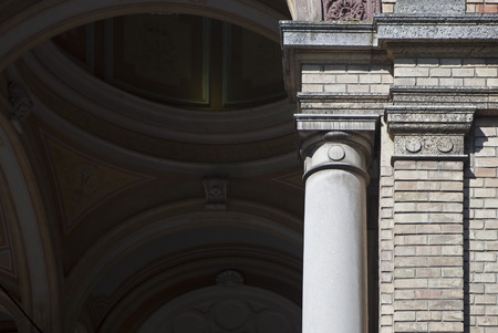 contrasted architectural detailsの写真素材