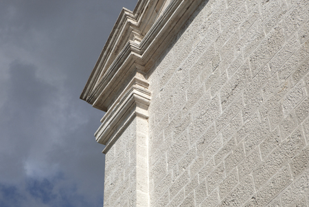 stone made architectural detailの写真素材