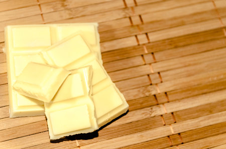 White chocolateの写真素材