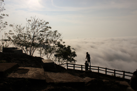 Morning Cloudの写真素材
