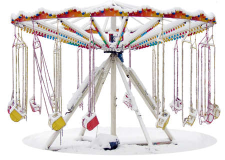 isolated carouselの写真素材