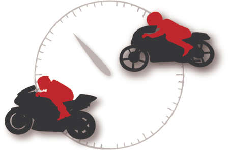 motorcycle logoのイラスト素材