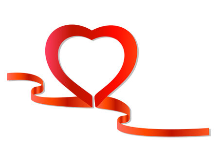 heart in love vector illustrationのイラスト素材