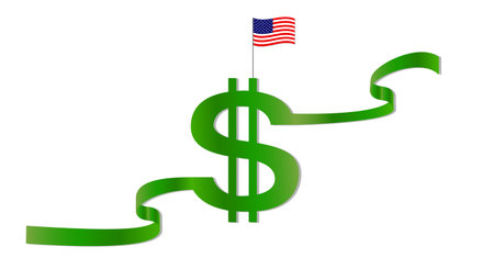 dollar vector illustrationsのイラスト素材