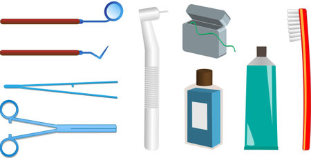 Dental care vector illlustrationのイラスト素材